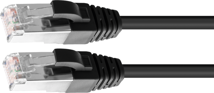 Patch Cable RJ45 S/FTP Cat6 10m Black