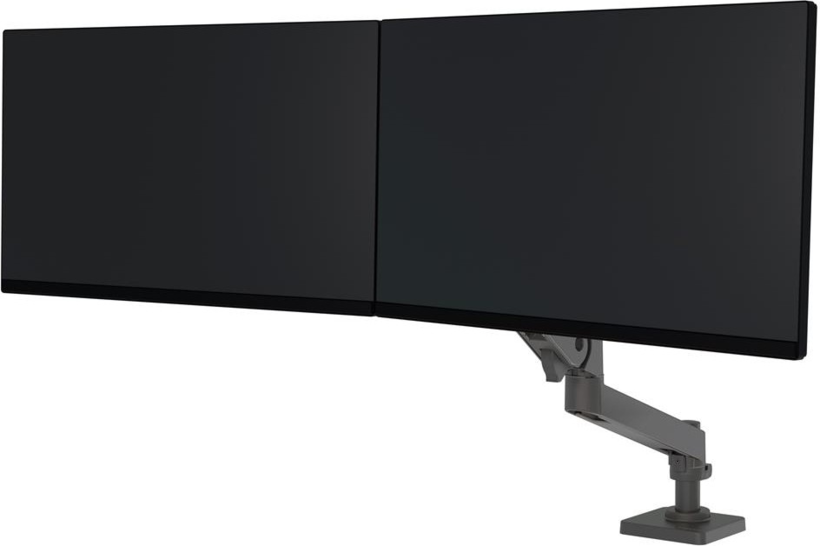 Ergotron LX Pro Direct Dual Desk Arm Gry