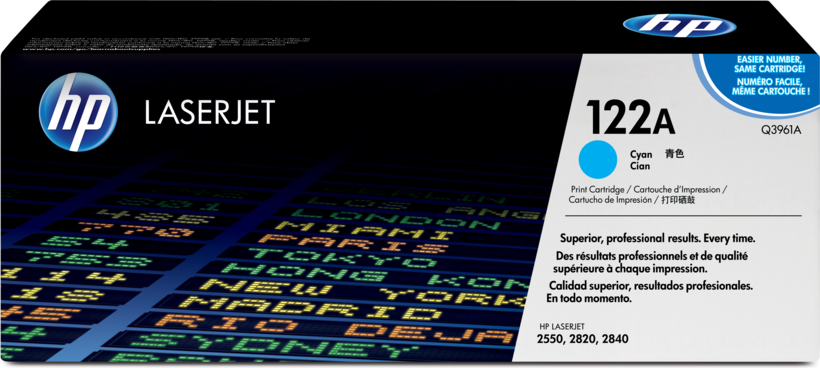 Toner HP 122A, cyan
