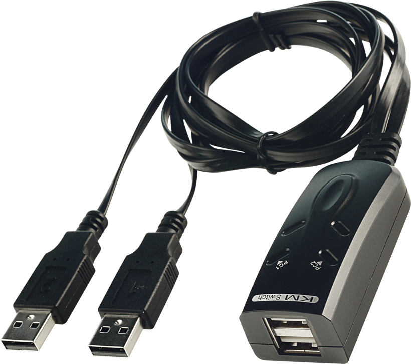 Lindy Switch ratón/teclado USB 2 puertos