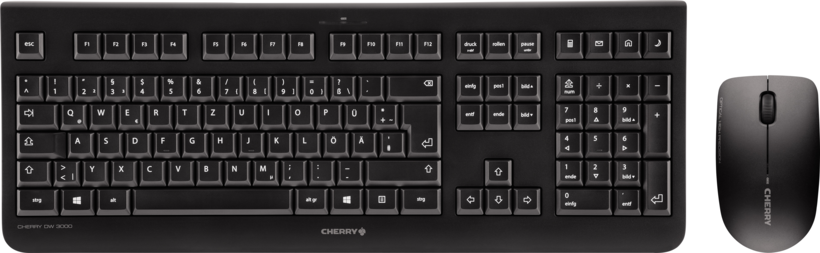 Set tastiera e mouse CHERRY DW3000 nero