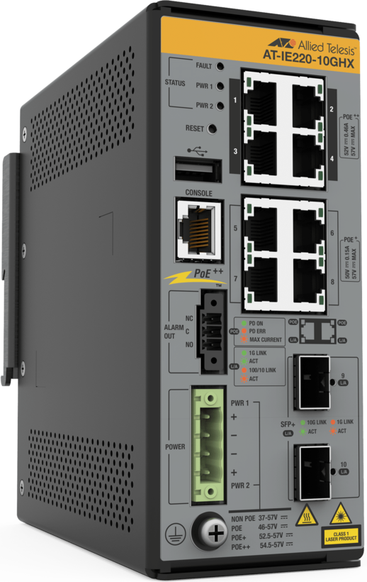 Allied Telesis AT-IE220-10GHX PoE Switch