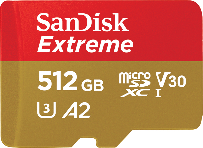 Carte microSDXC 512 Go SanDisk Extreme