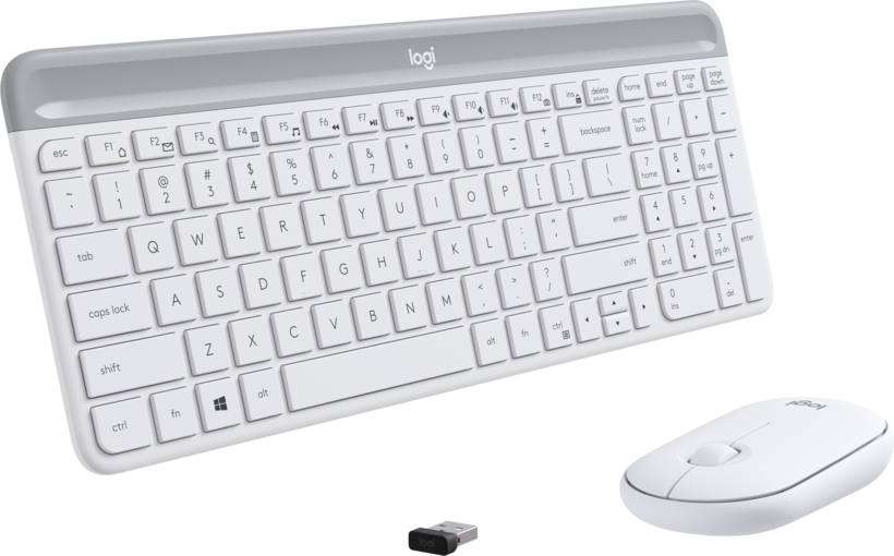 Logitech MK470 Wireless Combo weiß
