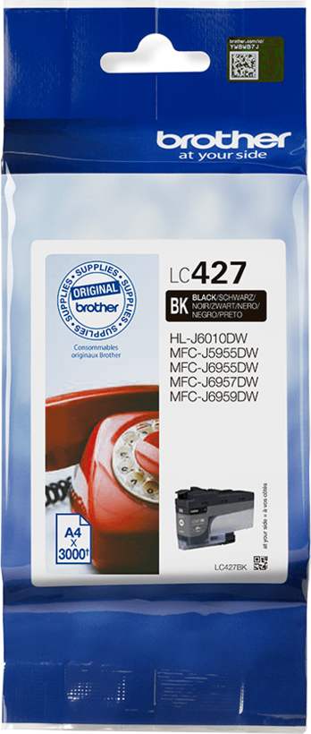 Tinteiro Brother LC-427BK preto