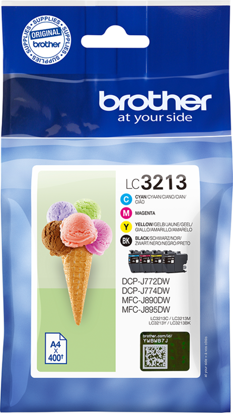 Encre Brother LC-3213 BK/C/Y/M