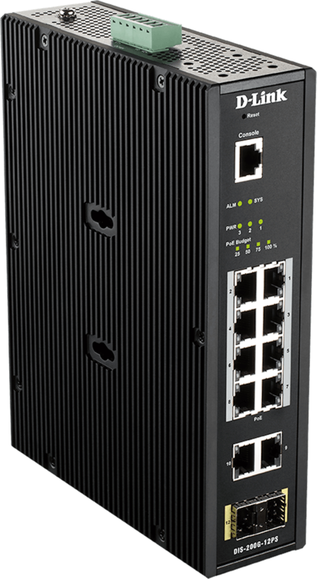 D-Link DIS-200G-12PS PoE Industrial Sw.