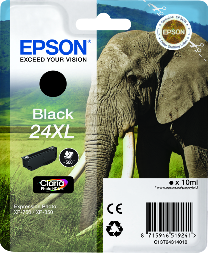 Epson 24XL Tinte schwarz