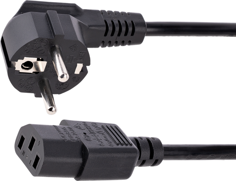 Power Cable Local/m - C13 1m Black