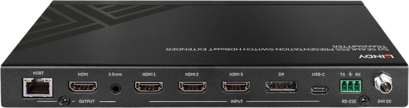 LINDY HDMI/DP/USB Splitter/Selector 5:1
