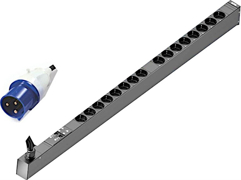 Rittal Basic PDU 1ph 32A IEC309 Schuko