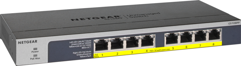 NETGEAR GS108PP PoE Switch