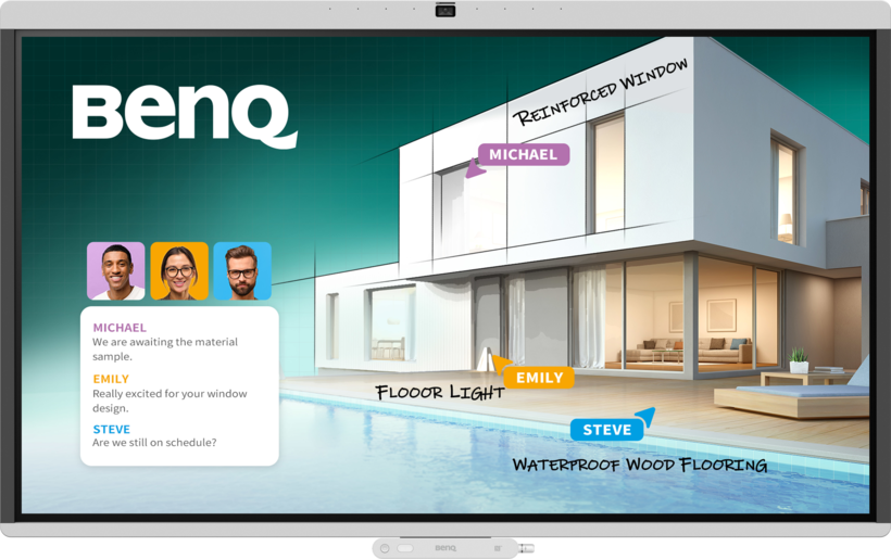 Tableau de collaboration BenQ CM5505