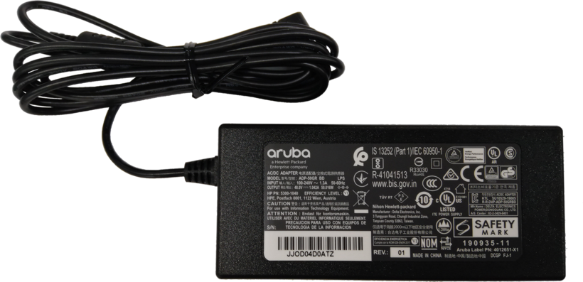 HPE 12V/36W AC/DC Type B Power Adapter