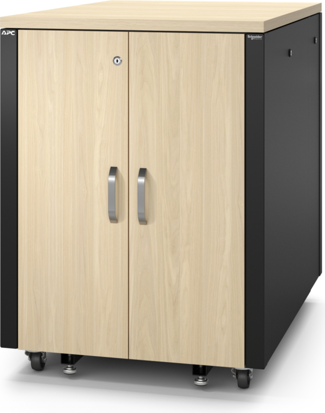 APC NetShelter Soundproof 17U, érable