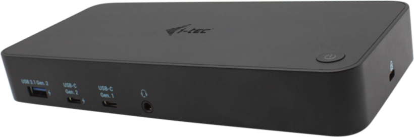 i-tec USB-C/A - 2xDisplayPort+HDMI Dock