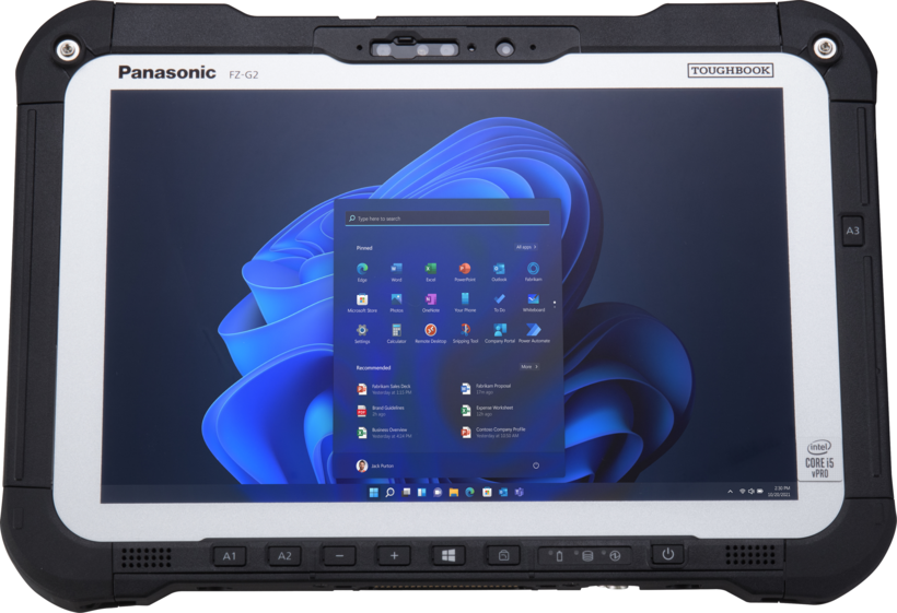Panasonic Toughbook G2 mk1 Barcode
