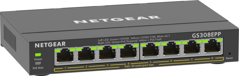 Switch PoE Netgear GS308EPP