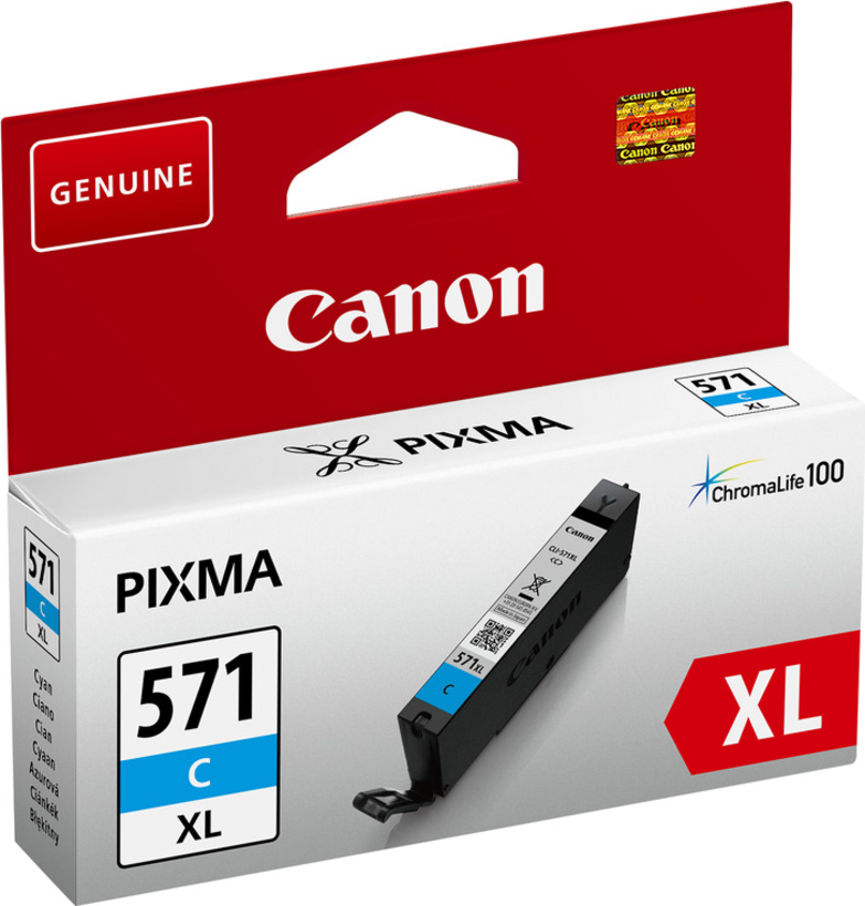 Tinteiro Canon CLI-571C XL ciano
