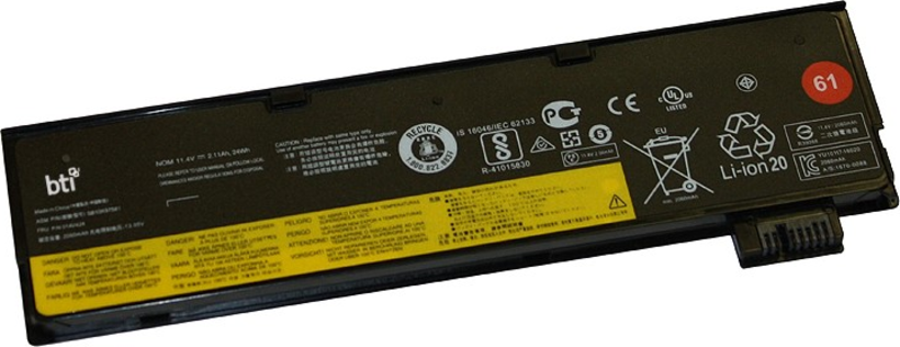 Batterie 3 cellules BTI Lenovo 2 100 mAh