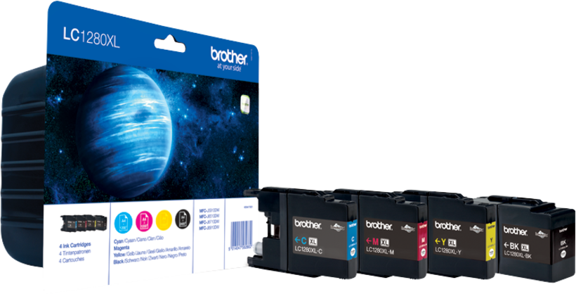Brother LC-1280XL Tinte BK/C/Y/M
