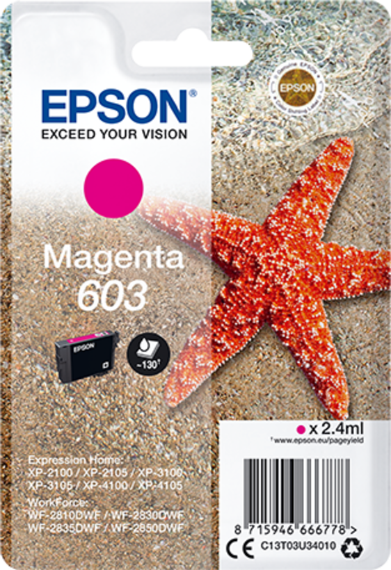 Epson 603 Ink Magenta