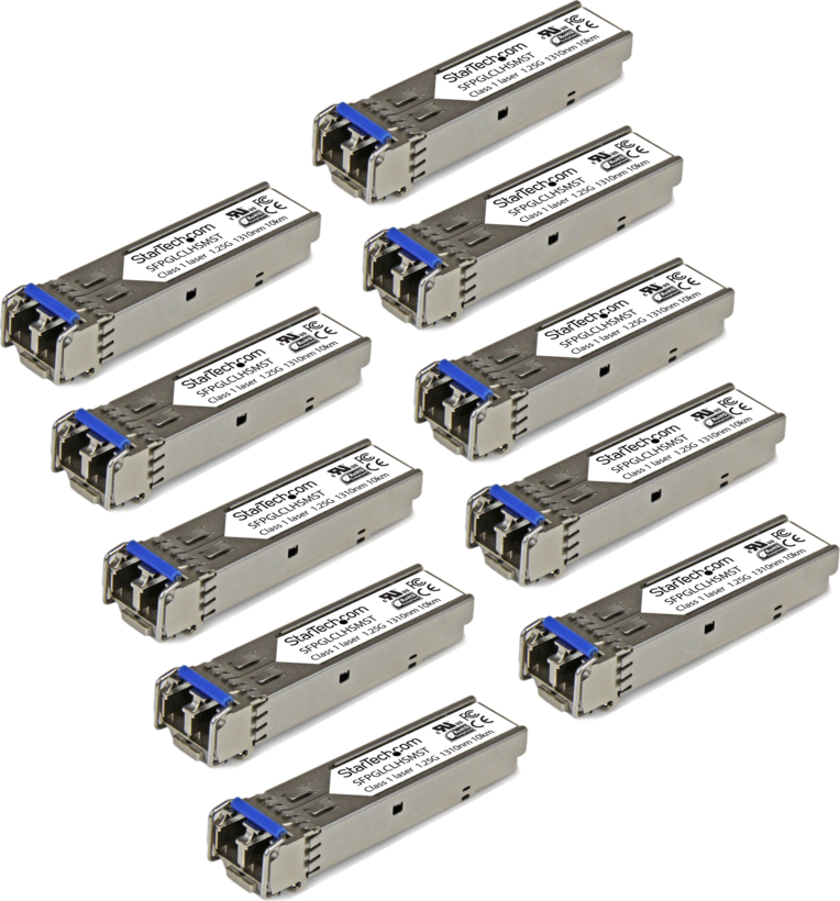 StarTech SFPGLCLHSMST SFP Module 10-pack
