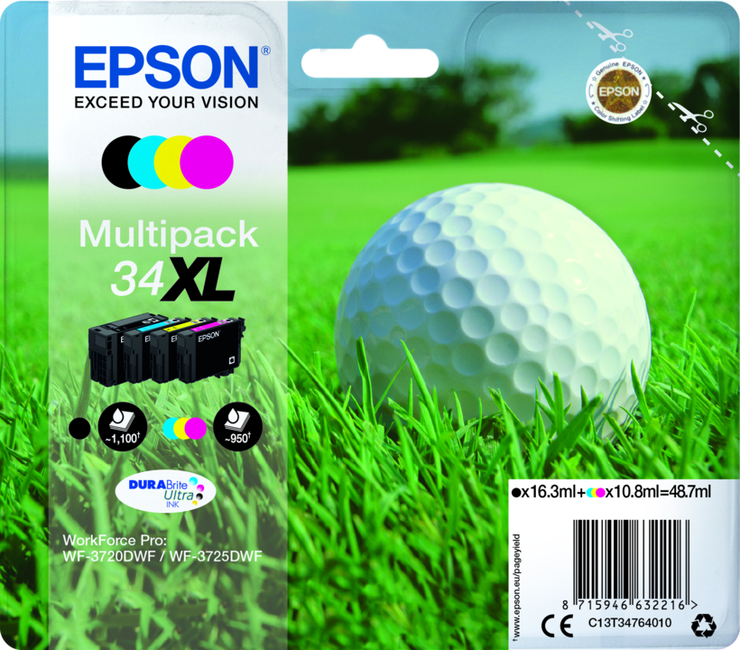 Epson 34XL Tinte Multipack