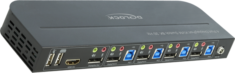 Delock KVM Switch 4-port DisplayPort