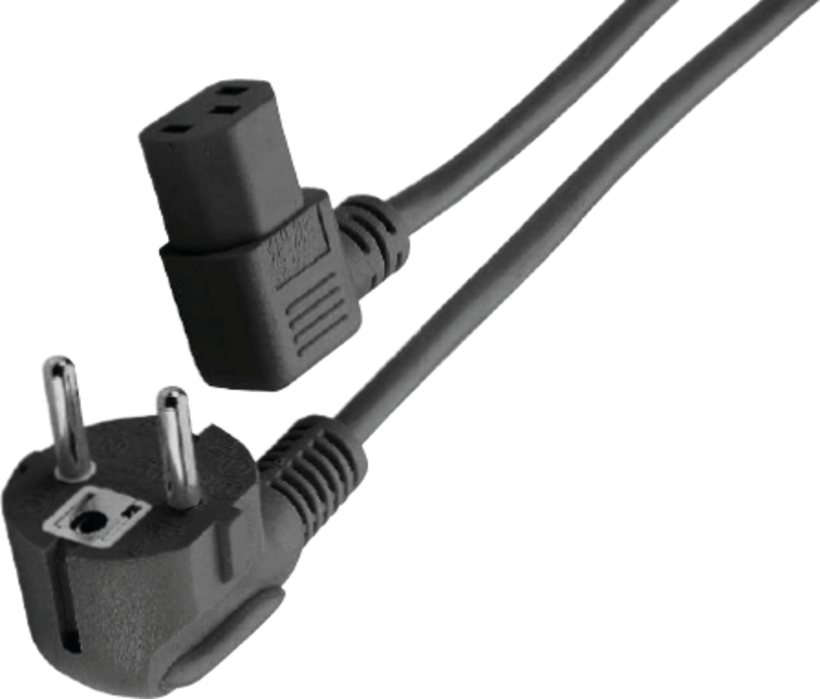Kabel zasilający (m.) - C13 1,8 m czarny