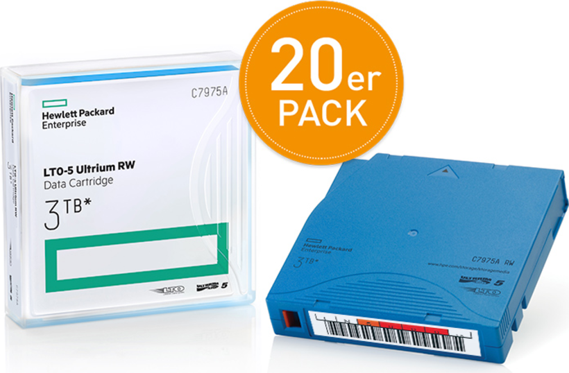 HPE LTO-5 Ultrium Tape + Label 20 St