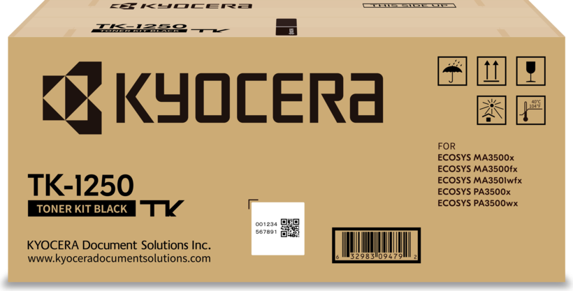 Kyocera Toner Kit TK-1250 Black