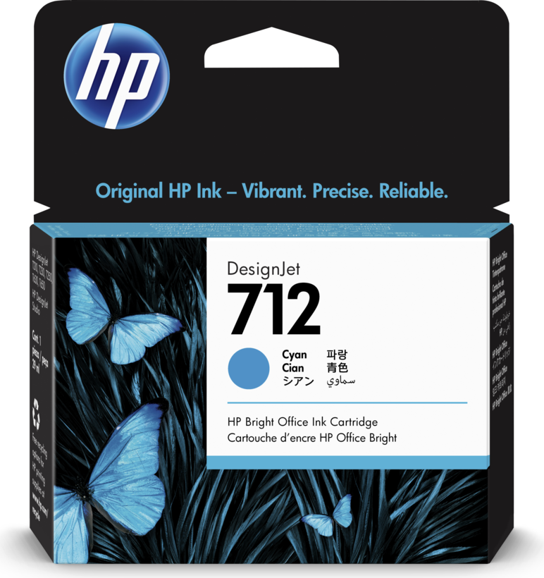 HP 712 Tinte cyan
