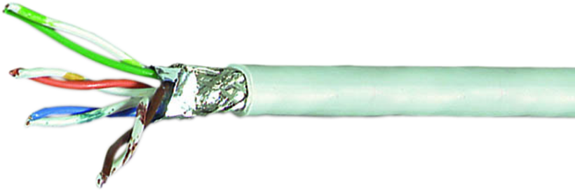 Data Cable Cat5e Strand. S/FTP 100m Grey