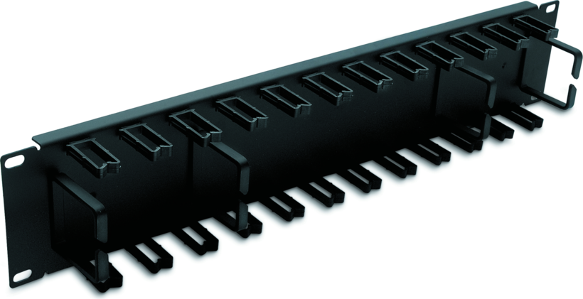 Sistema gestão cabos APC horizontal, 2U