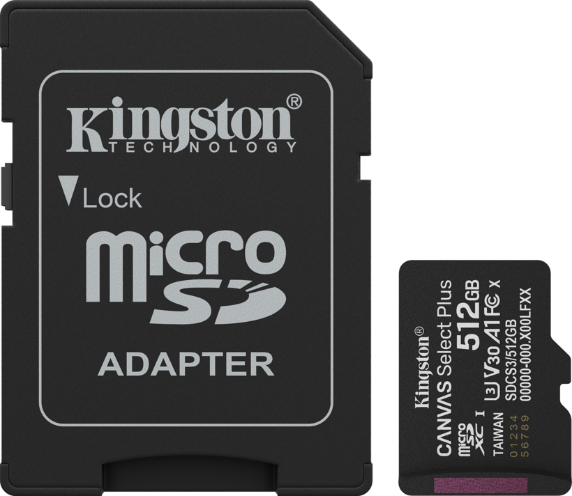 Kingston Canvas Select P microSDXC 512GB