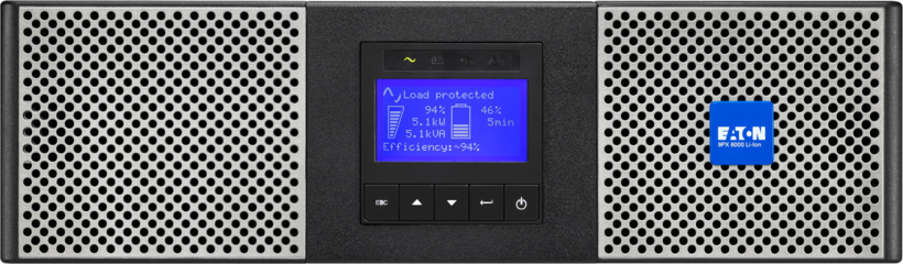 Eaton 9PX 6000 RT3U Net Li-ion UPS 230V