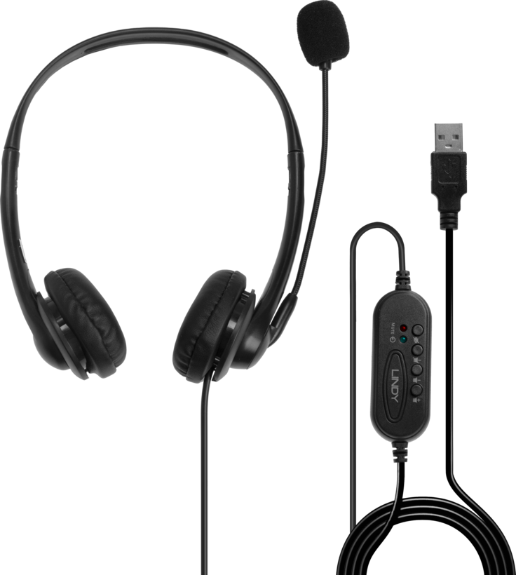 Auriculares LINDY USB