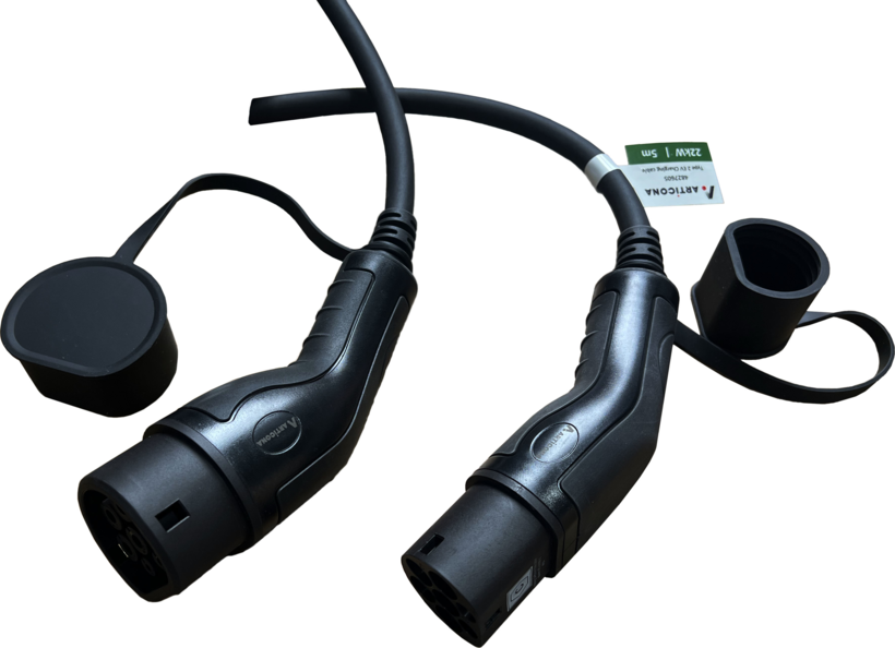 Typ 2 E-Auto Ladekabel 22 kW 5 m