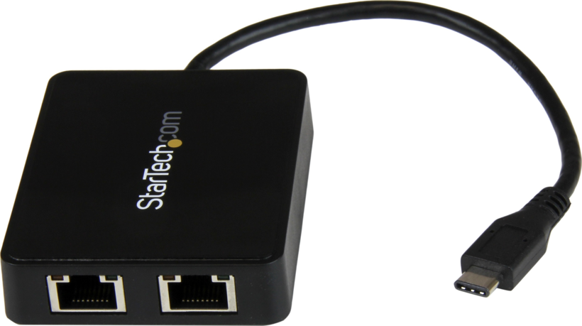 Adapter USB-C 3.0 - 2x Gigabit Ethernet