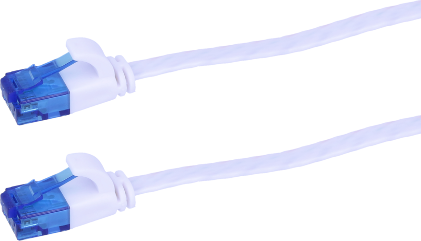 Patch Cable Flat RJ45 U/UTP Cat6a 10m