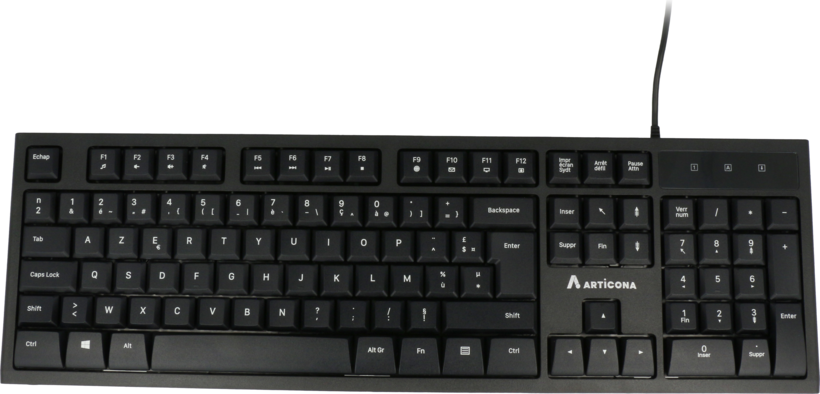 ARTICONA Simple Black Keyboard