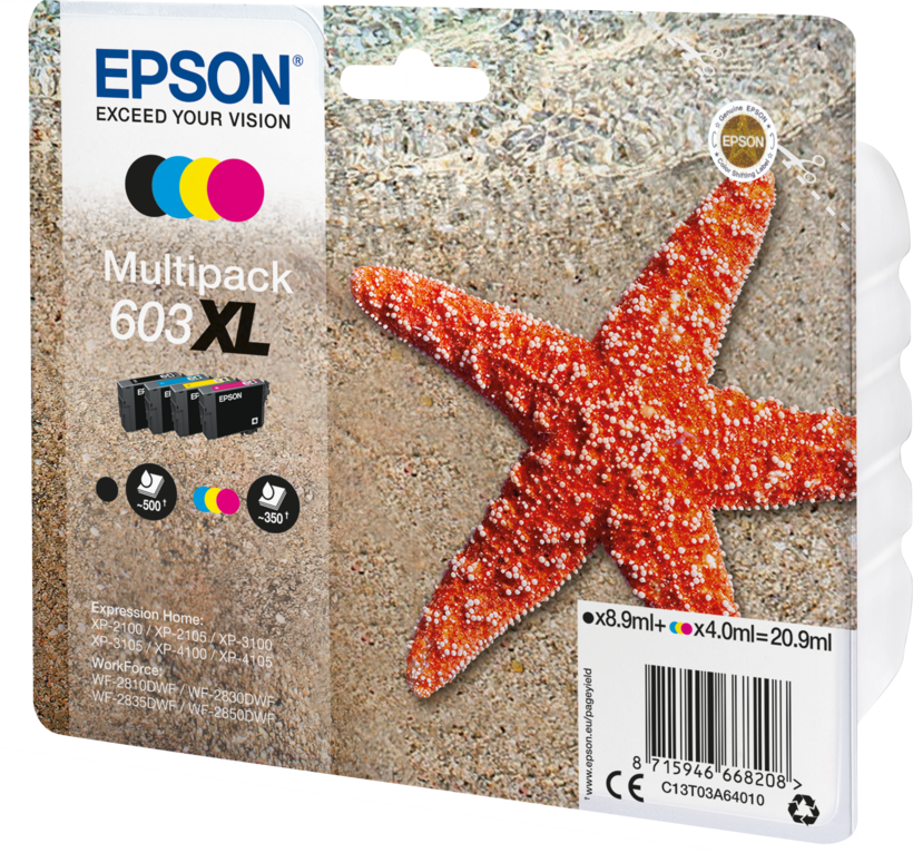 Epson 603 XL Tinte Multipack