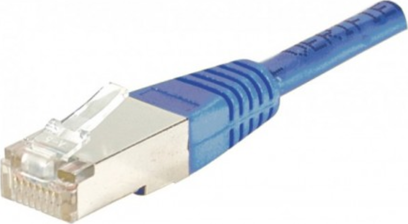 Câble patch RJ45 F/UTP Cat6 bleu 1,50 m