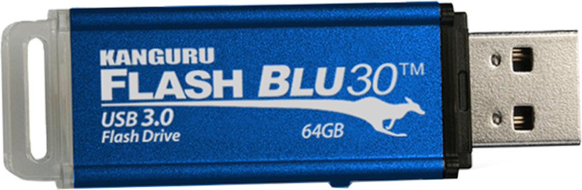 Kanguru FlashBlu30 16 GB USB Stick blau
