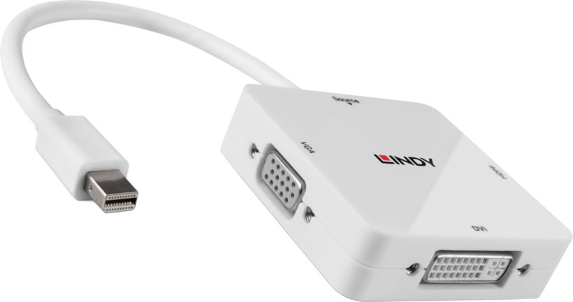 LINDY Mini DP - HDMI/DVI-D/VGA Adapter