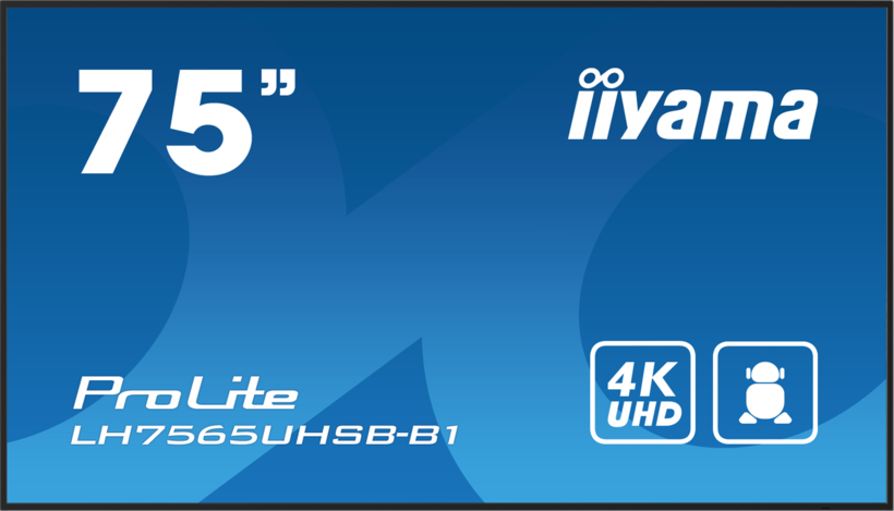 iiyama ProLite LH7565UHSB-B1 kijelző