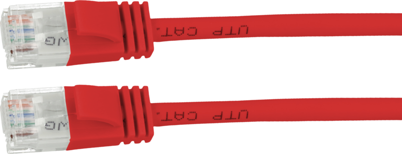 Patch Cable RJ45 U/UTP Cat6a 5m Red