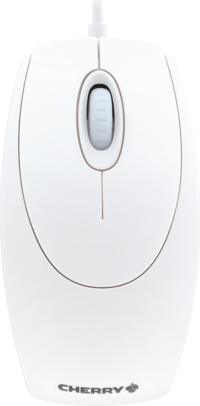 Rato óptico roda CHERRY USB+PS/2 branco