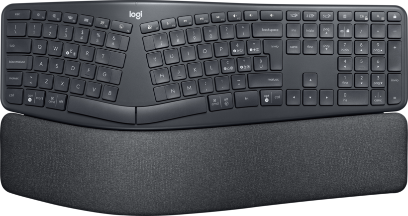 Logitech Bolt Ergo K860 Tastatur f.B.